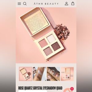 Rose Quartz Crystal Eyeshadow Quad